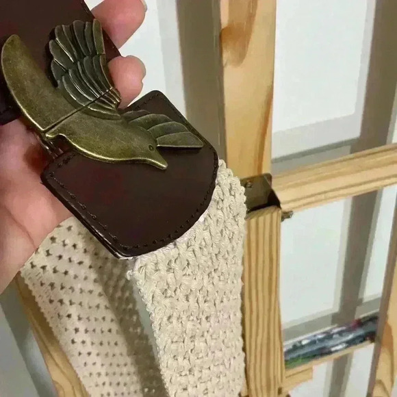 S/M metal bird and crochet belt - Picture 3 of 8